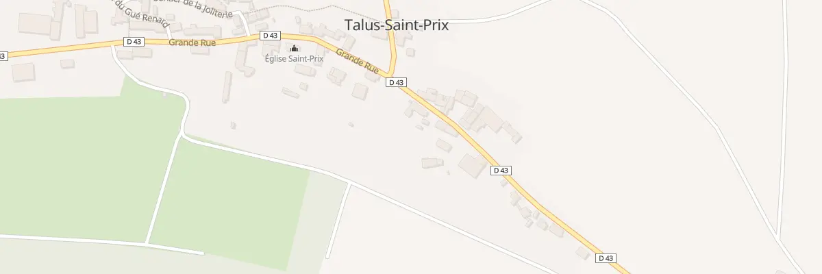 Plan du 23 Rue Grande Rue à Talus-Saint-Prix