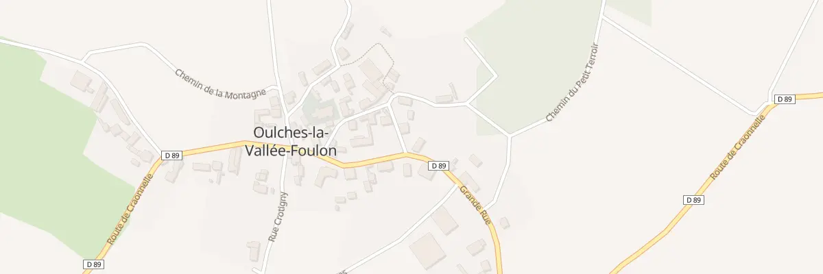 Plan du 4 Rue de Craonnelle à Oulches-la-Vallée-Foulon