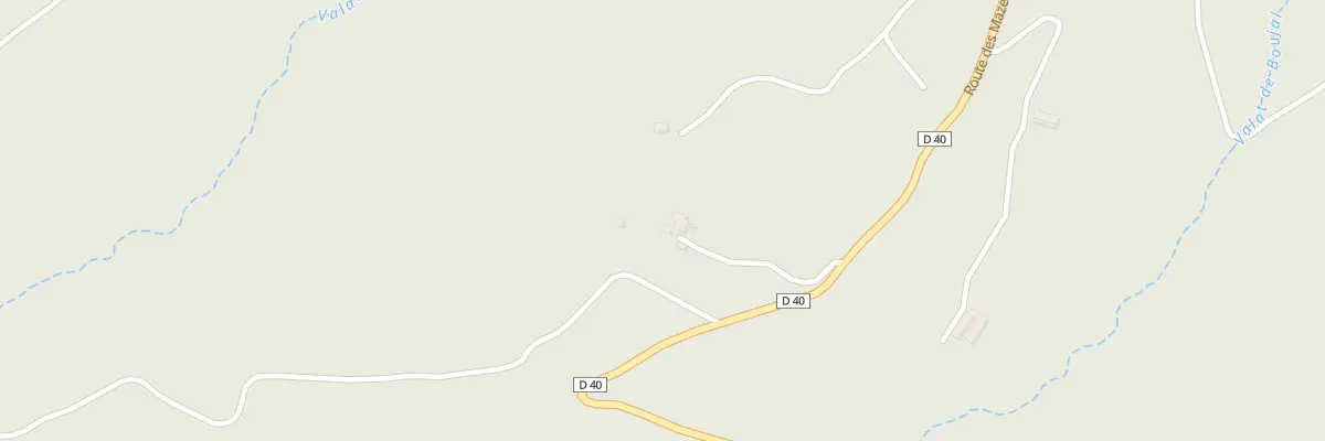 Plan du 5148 Les Mazes à Sainte-Croix-Vallée-Française