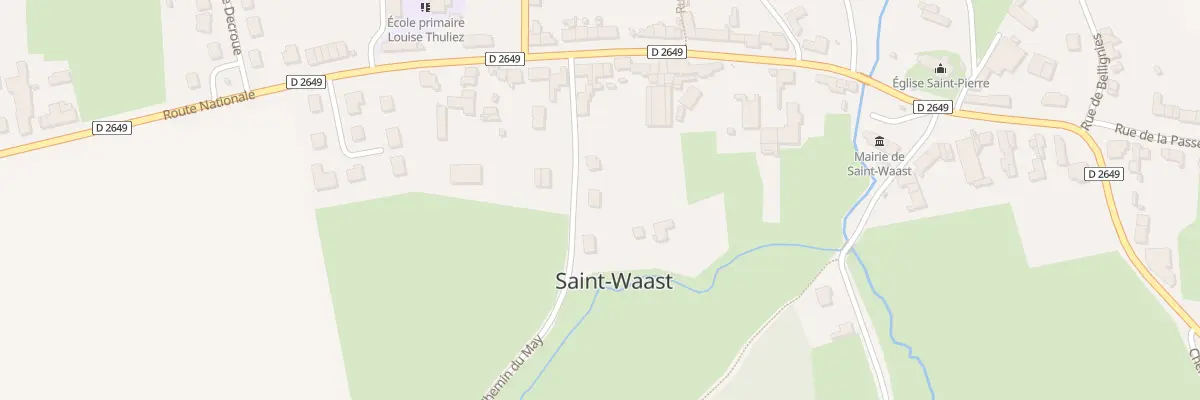 Plan du 3 Che du May à Saint-Waast
