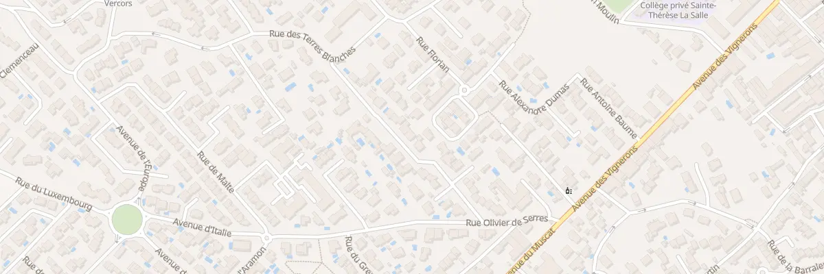 Plan du 22 Rue du Chasselas à Frontignan