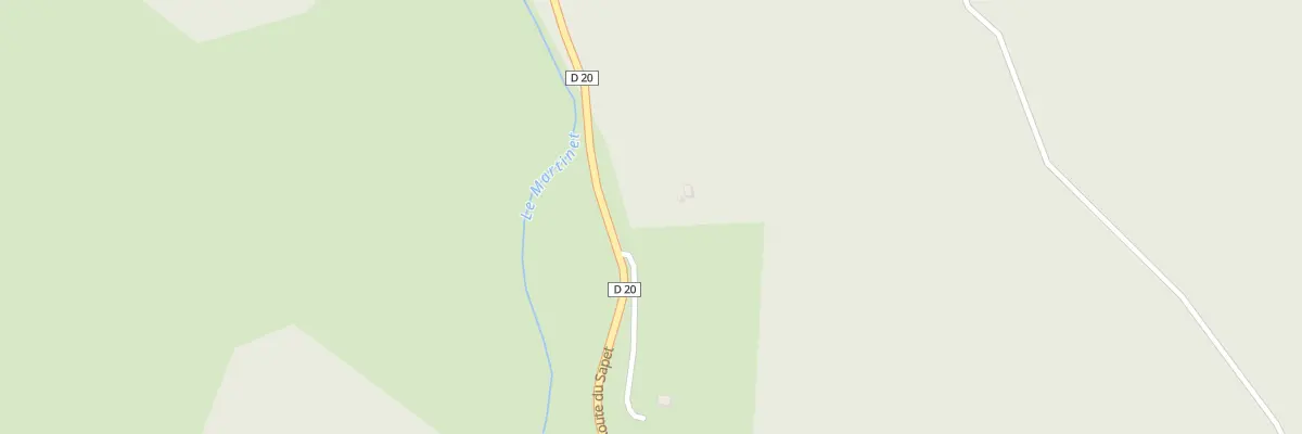 Plan du 5413 Valmalette à Pont de Montvert - Sud Mont Lozère