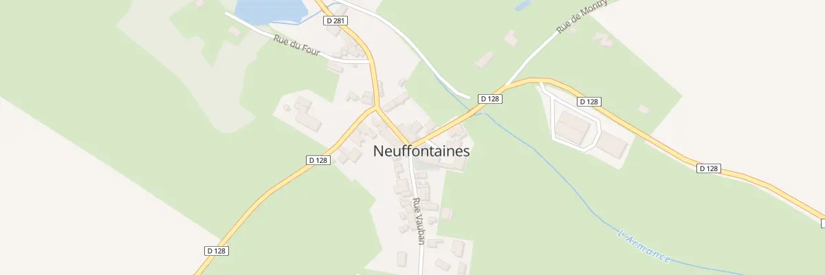 Plan du 3 Le Bourg à Neuffontaines