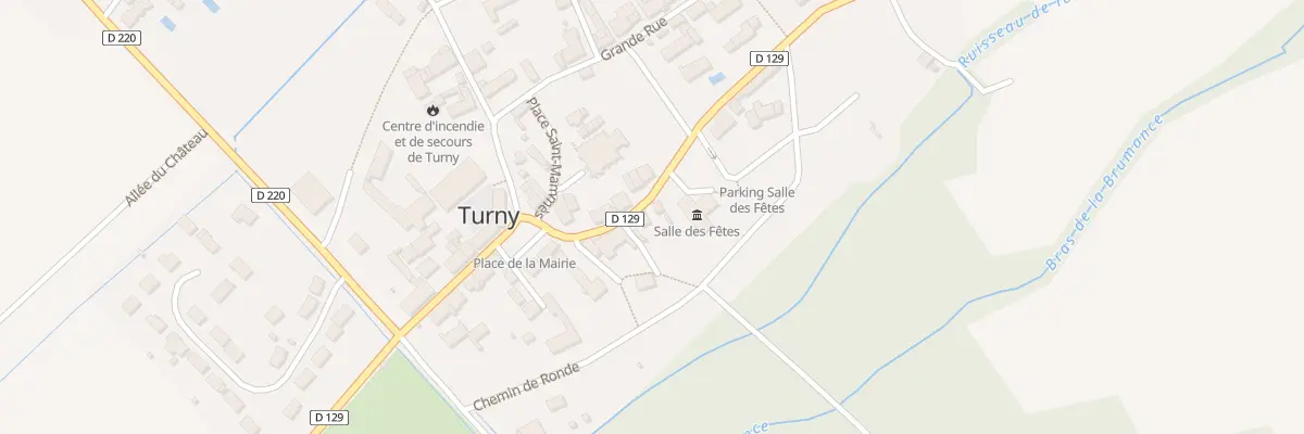 Plan du 9114 Rue des Canes à Turny