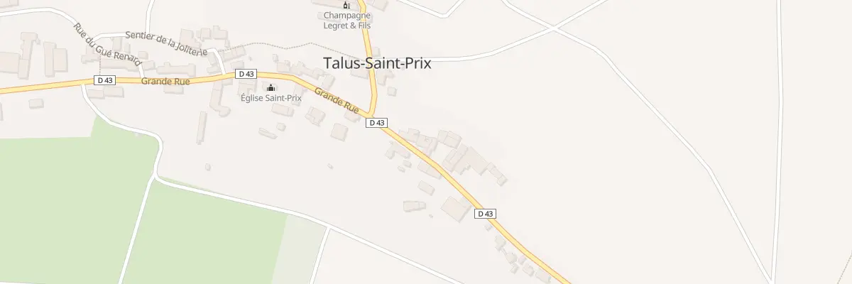 Plan du 18 Rue Grande Rue à Talus-Saint-Prix