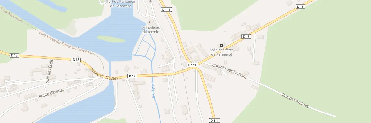 Plan du 20 Rte de Nevers à Limanton