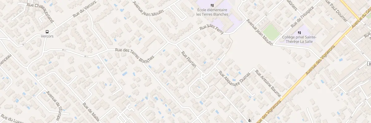 Plan du 8 Rue Florian à Frontignan