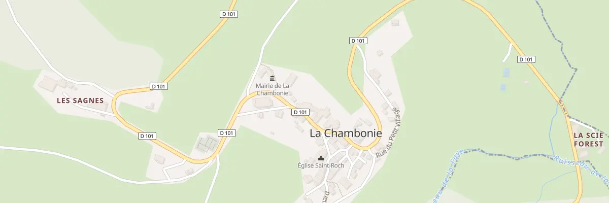 Plan du 7 Rue du Vimont à La Chambonie