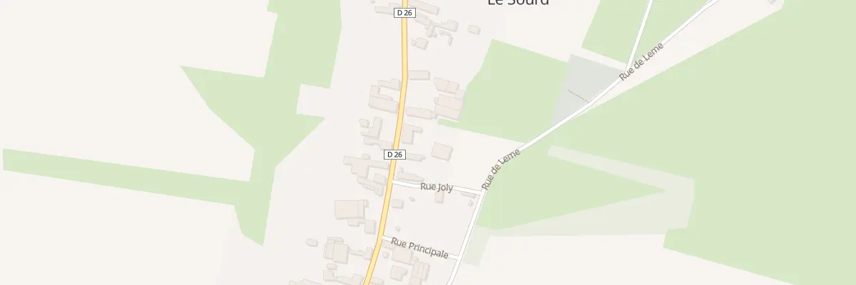Plan du 12 Rue Principale au Sourd