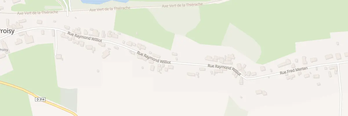Plan du 45 Rue Raymond Williot à Proisy