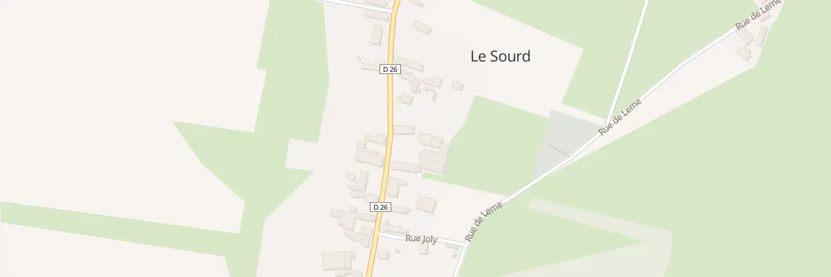 Plan du 14 Rue Principale au Sourd