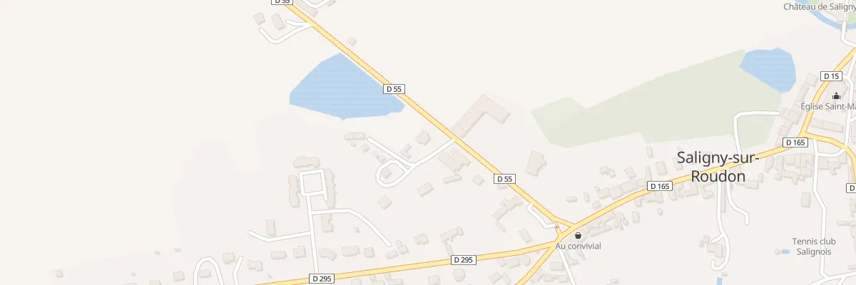 Plan du 15 Rte de Dompierre à Saligny-sur-Roudon