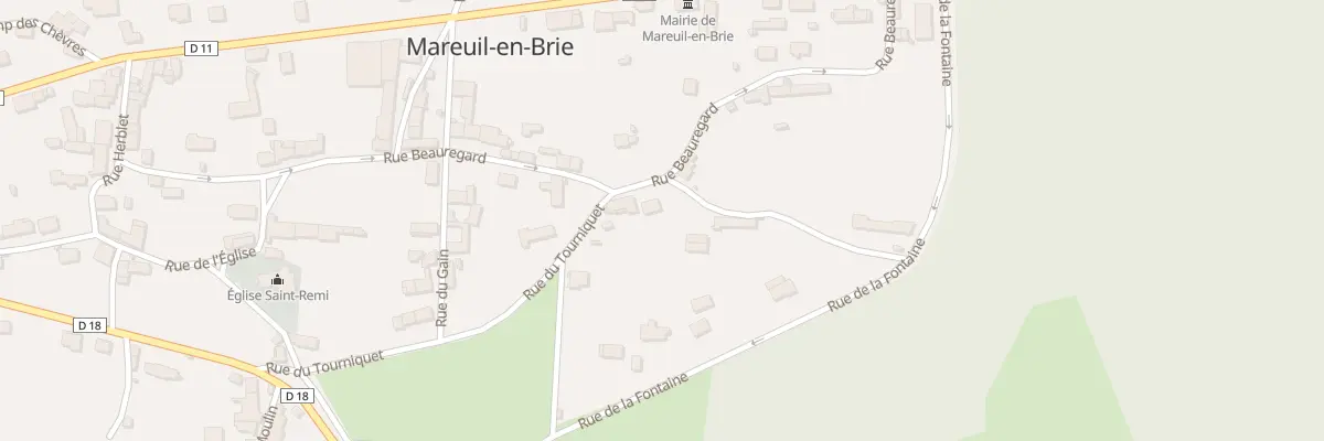 Plan du 19B Rue Beauregard à Mareuil-en-Brie