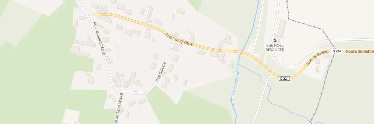 Plan du 3 Rue Gillette à Bettrechies
