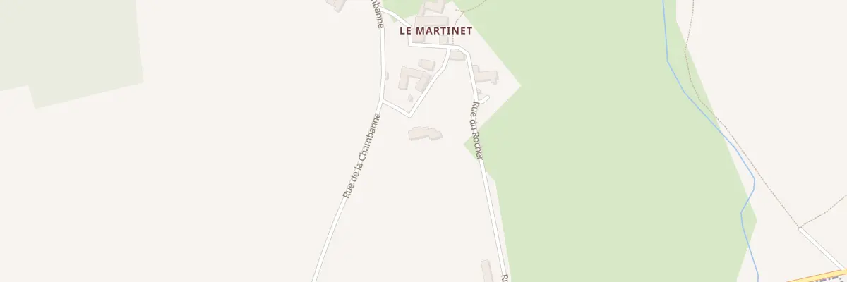 Plan du 5243 Le Martinet à Monlet