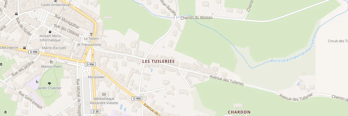 Plan du 45 Av des Tuileries à Ambert