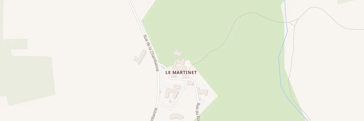 Plan du 5246 Le Martinet à Monlet