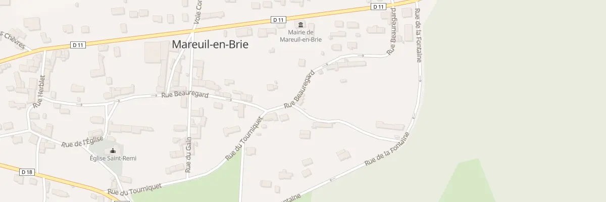 Plan du 17 Rue Beauregard à Mareuil-en-Brie