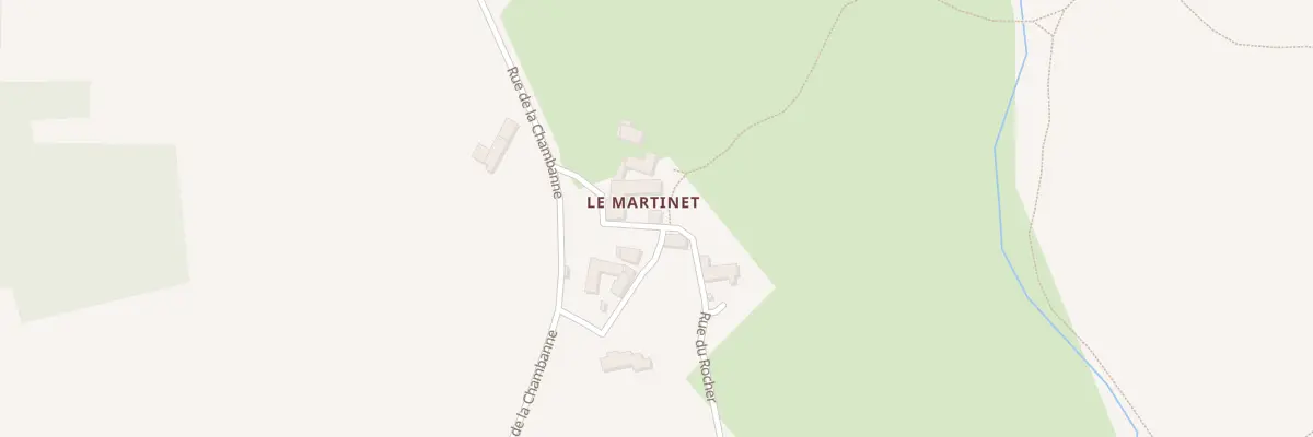 Plan du 5251 Le Martinet à Monlet