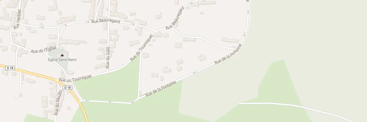 Plan du 16 Rue de la Fontaine à Mareuil-en-Brie