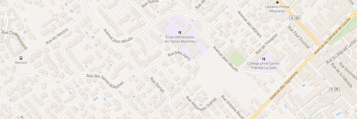 Plan du 15 Rue Jules Ferry à Frontignan