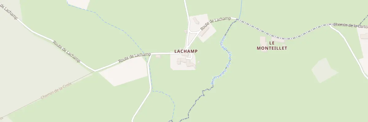 Plan du 5521 La Champ à Ambert