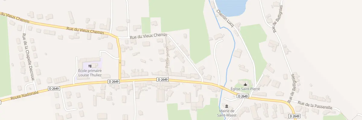 Plan du 1 Vche Vieux Chemin à Saint-Waast