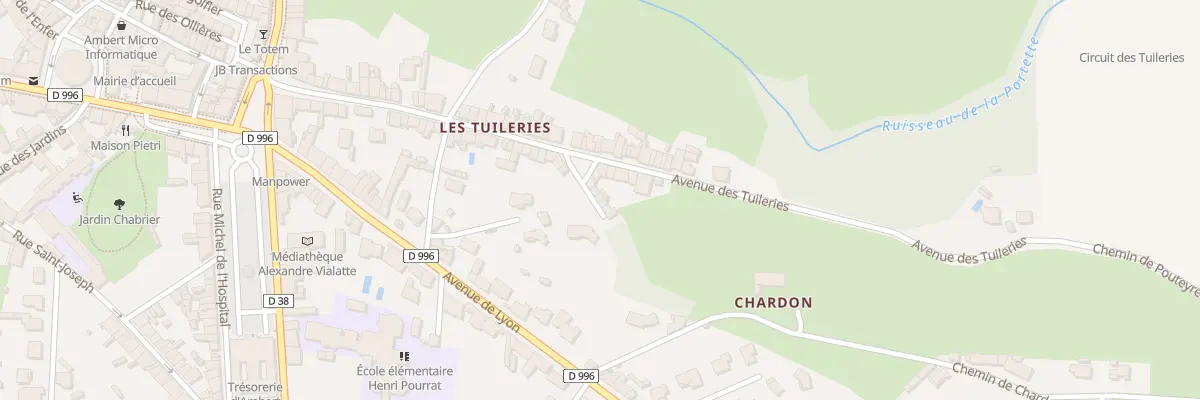 Plan du 56 Av des Tuileries à Ambert