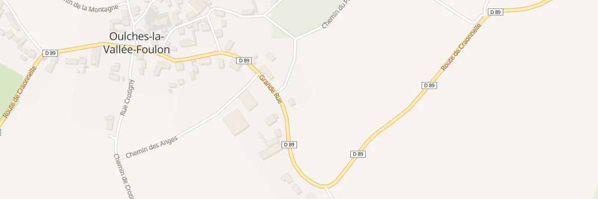 Plan du 13 Gr Grande Rue à Oulches-la-Vallée-Foulon