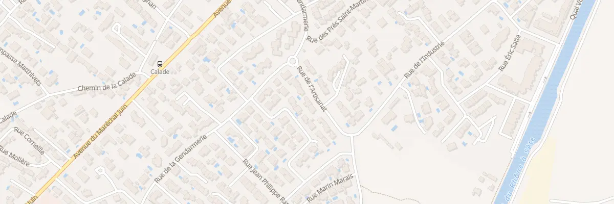 Plan du 9 Rue de l’Artisanat à Frontignan