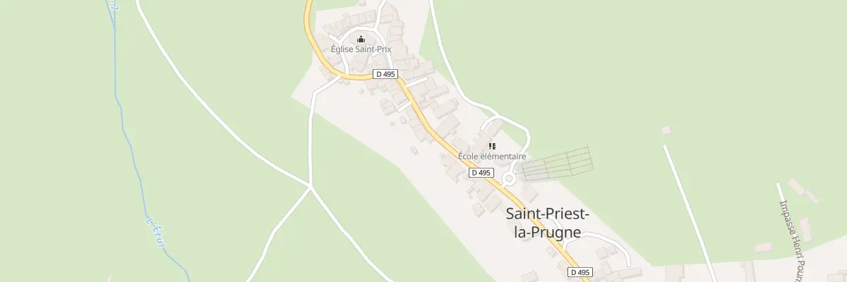 Plan du 37 Rue de Vichy à Saint-Priest-la-Prugne