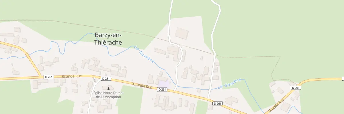Plan du 45 Gr Grande Rue à Barzy-en-Thiérache