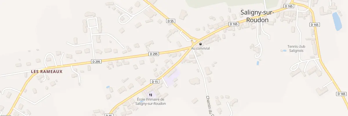 Plan du 1 Rte de Vaumas à Saligny-sur-Roudon