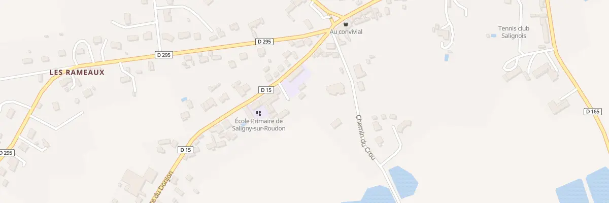 Plan du 5 Rte du Donjon à Saligny-sur-Roudon