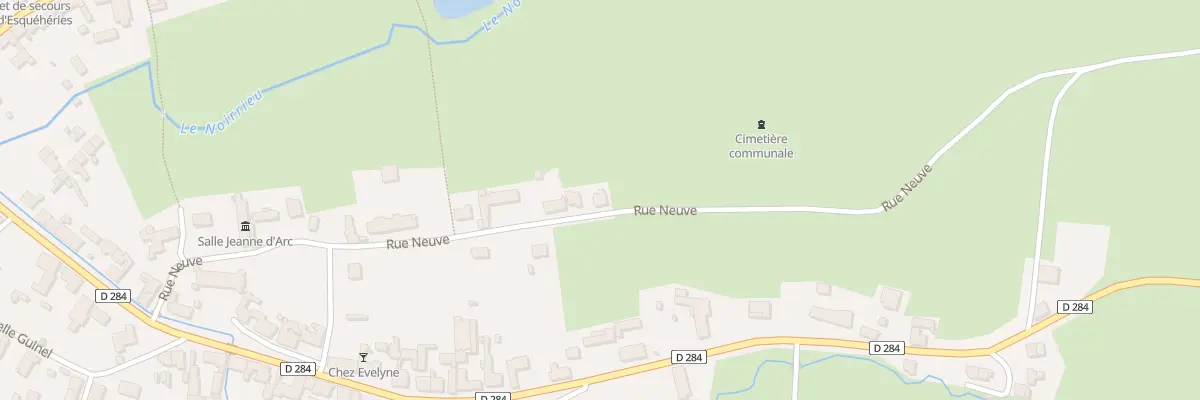 Plan du 29 Rue Neuve à Esquéhéries