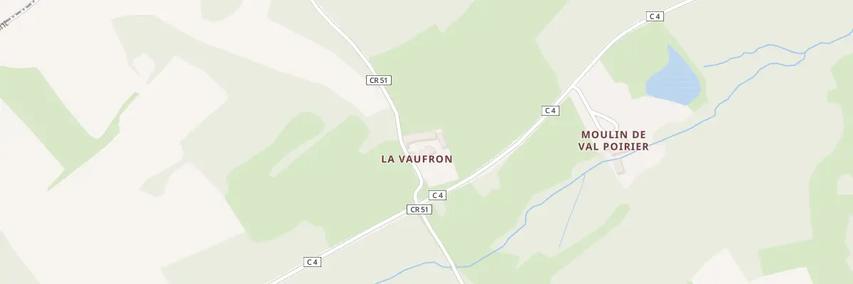 Plan du 142 Vaufron à Saint-Père