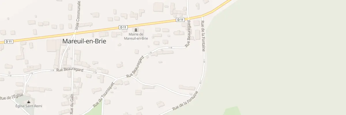 Plan du 9 Rue Beauregard à Mareuil-en-Brie