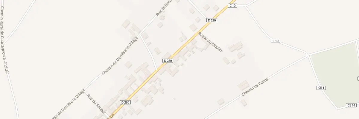 Plan du 40 Rue du Sablon à Unchair