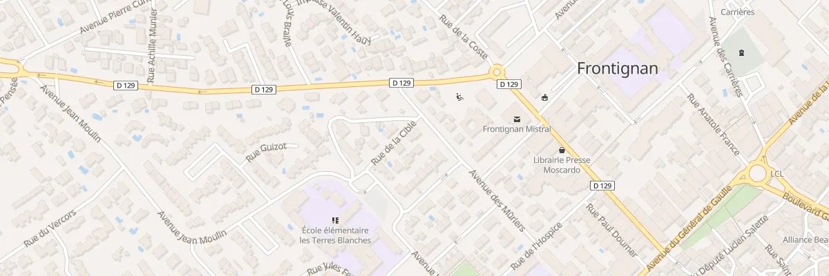Plan du 6 Av des Muriers à Frontignan