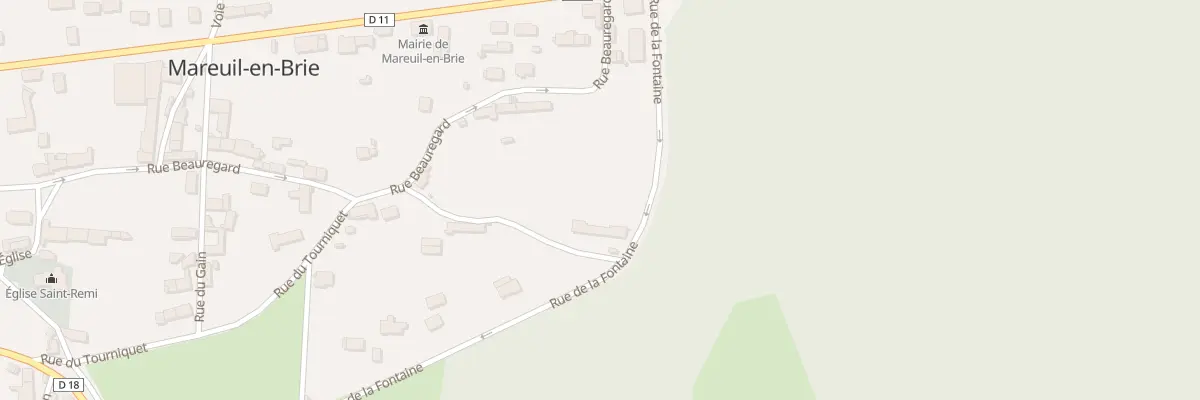 Plan du 10 Rue de la Fontaine à Mareuil-en-Brie