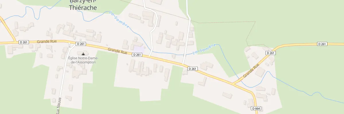 Plan du 51 Gr Grande Rue à Barzy-en-Thiérache