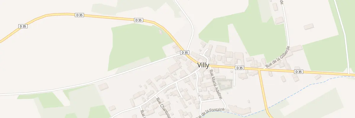 Plan du 20 Le Village à Villy