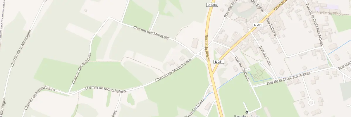 Plan du 10 Rue de Montchâlons à Festieux