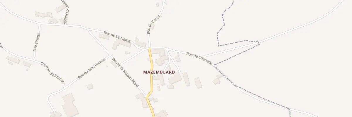 Plan du 5127 Mazemblard à Saint-Haon
