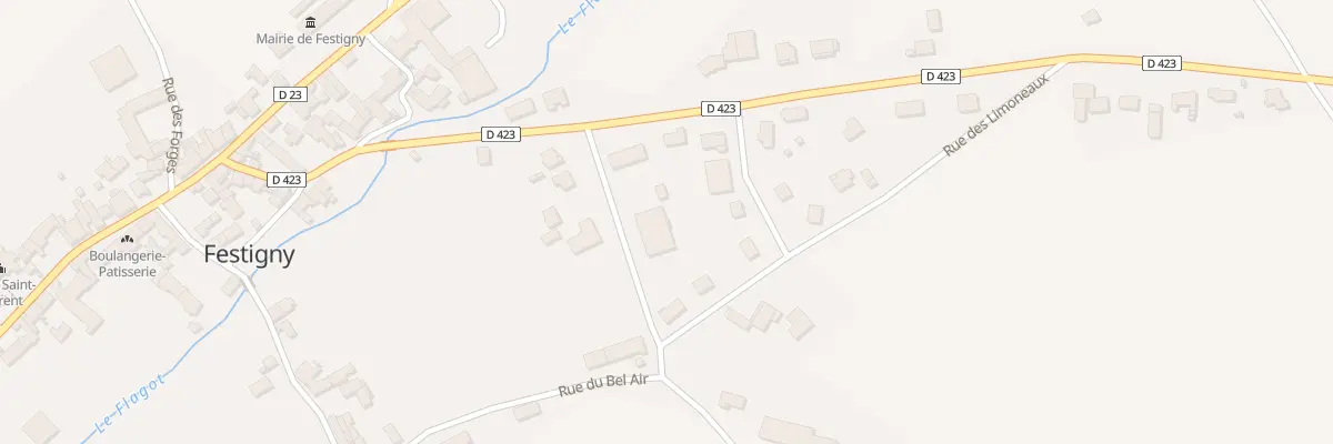Plan du 1 Rue de la Couturelle à Festigny