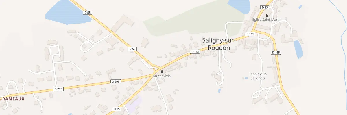 Plan du 1 Rue Grande Rue à Saligny-sur-Roudon