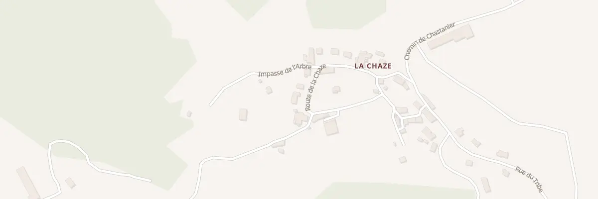 Plan du 5077 La Chaze à Pierrefiche