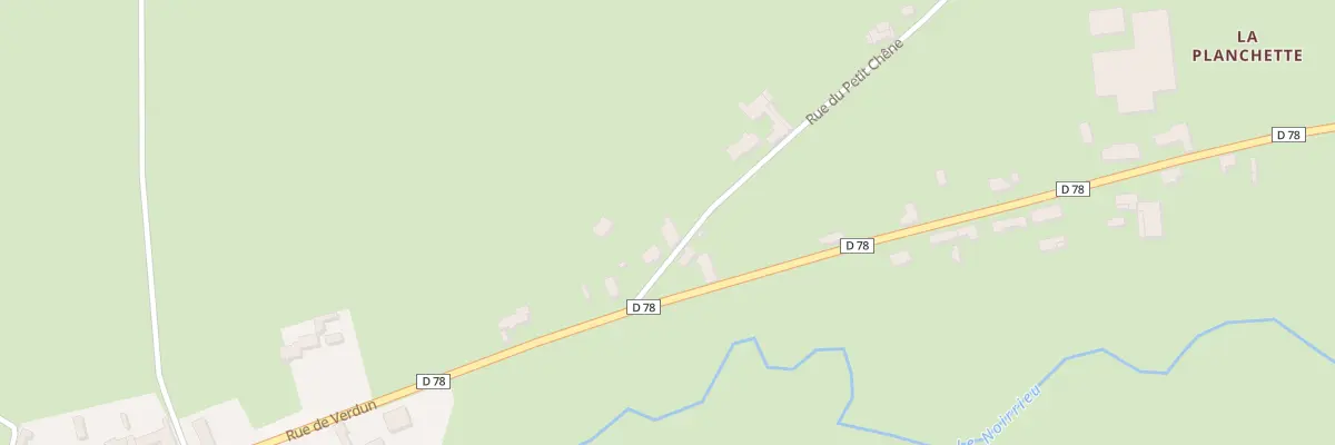 Plan du 3 Rue du Petit Chêne à Esquéhéries