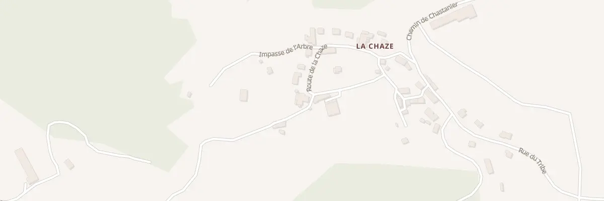 Plan du 5076 La Chaze à Pierrefiche