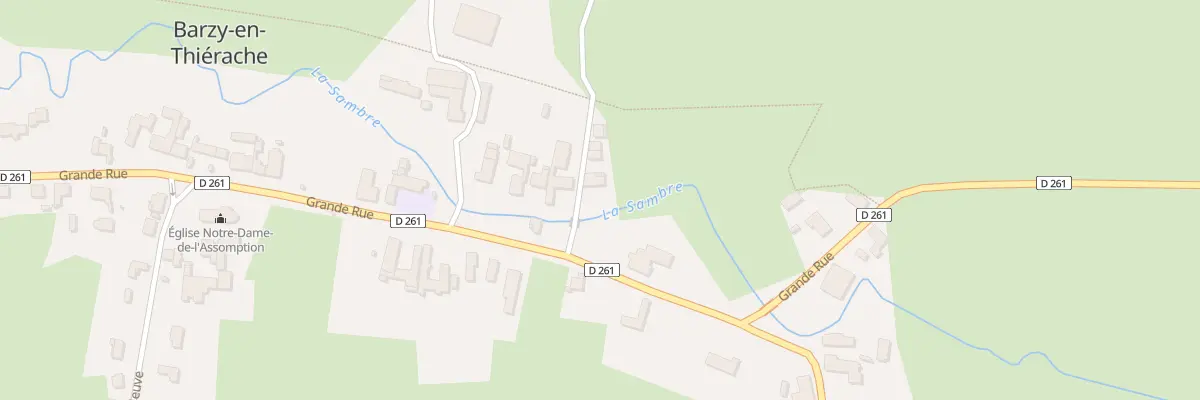 Plan du 57 Gr Grande Rue à Barzy-en-Thiérache